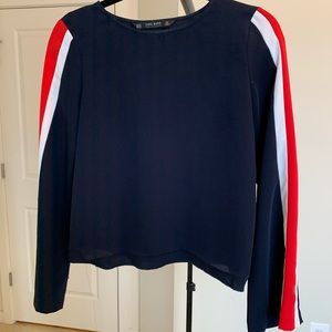 Zara basic blouse